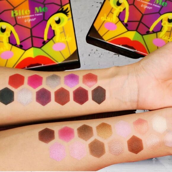 Bite Me Viper Eyeshadow Palette Rude Cosmetics​ - Picture 2 of 3